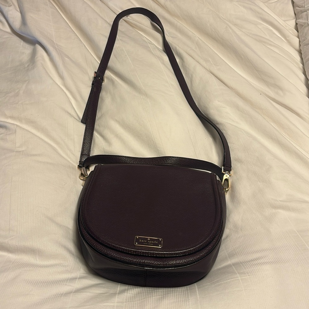 Kate Spade eggplant purse
